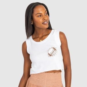 Koch white football tank- only worn once!!